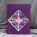 Purple Velvet Holder Invitation Card Wedding Invitation Card Personalized Custom